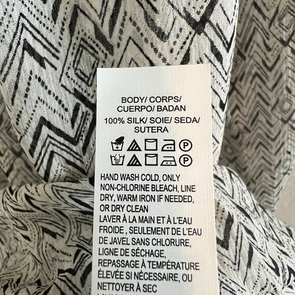 Lucky Brand Silk Blouse - Sz 1X (NWT) - Picture 5 of 9